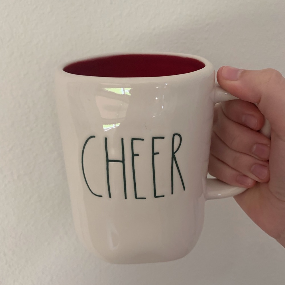 New Rae Dunn cheer mug red